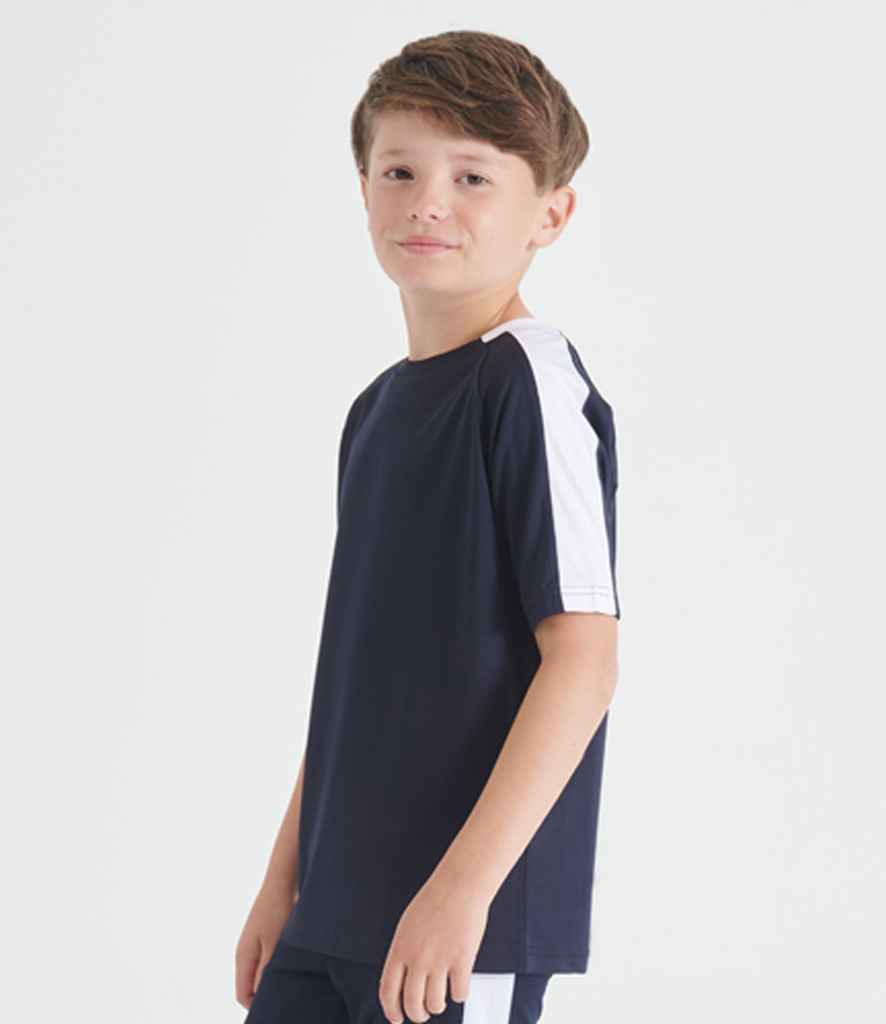 Finden + Hales Finden + Hales Kids Team T-Shirt - Navy/White (LV292)