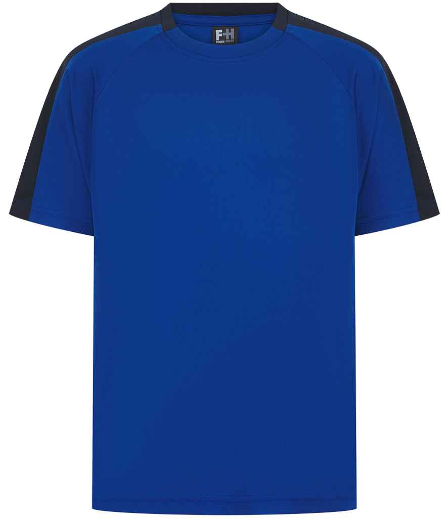Finden + Hales Finden + Hales Kids Team T-Shirt - Royal Blue/Navy (LV292)