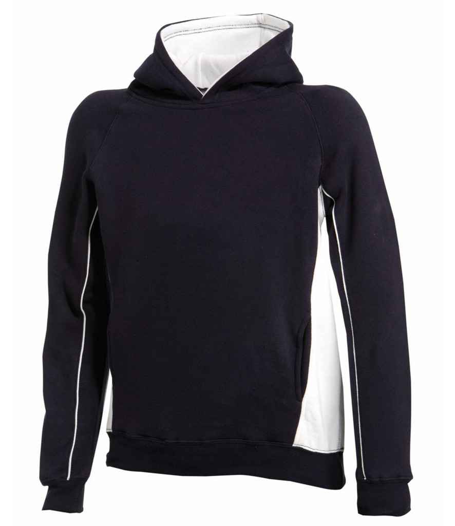 Finden + Hales Finden + Hales Kids Contrast Hooded Sweatshirt - Navy/White (LV339)