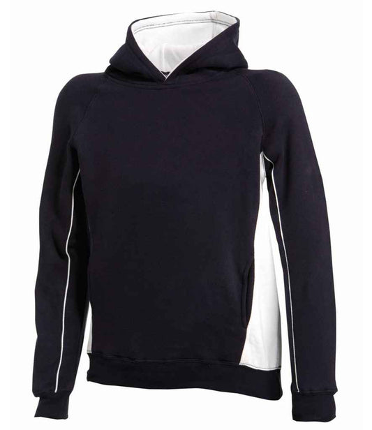 Finden + Hales Finden + Hales Kids Contrast Hooded Sweatshirt - Navy/White (LV339)