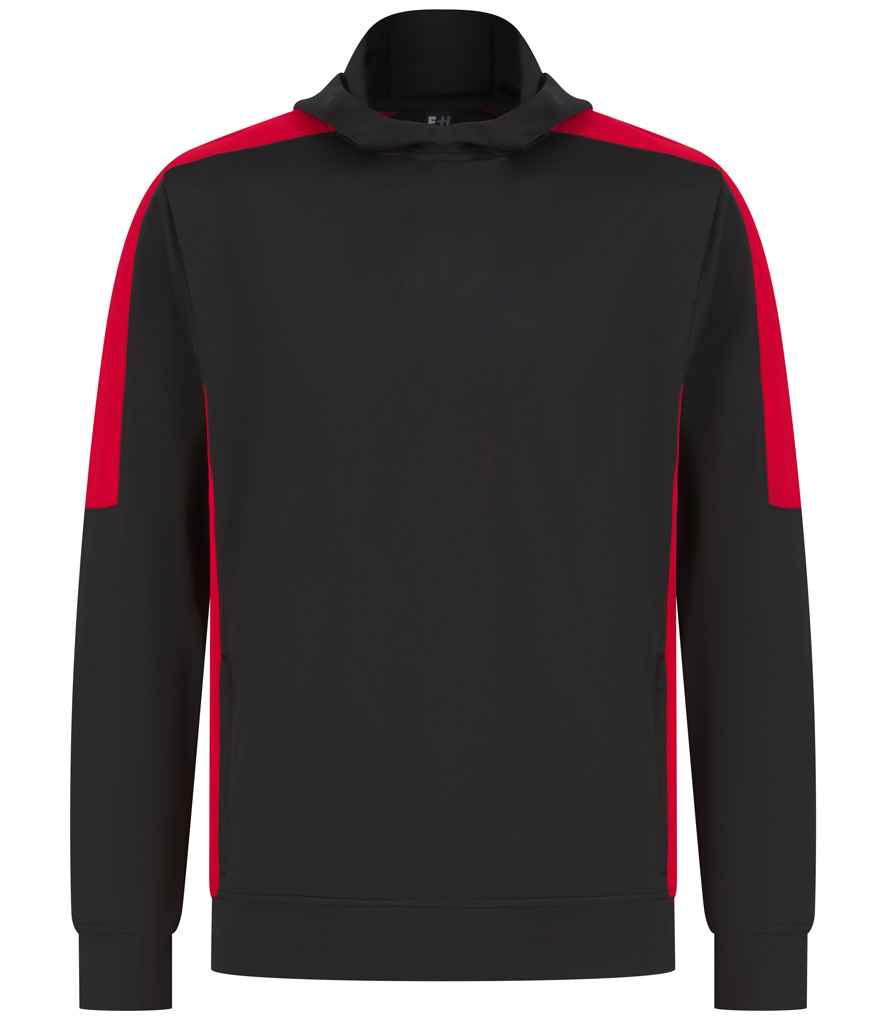 Finden + Hales Finden + Hales Unisex Team Hoodie - Black/Red (LV341)
