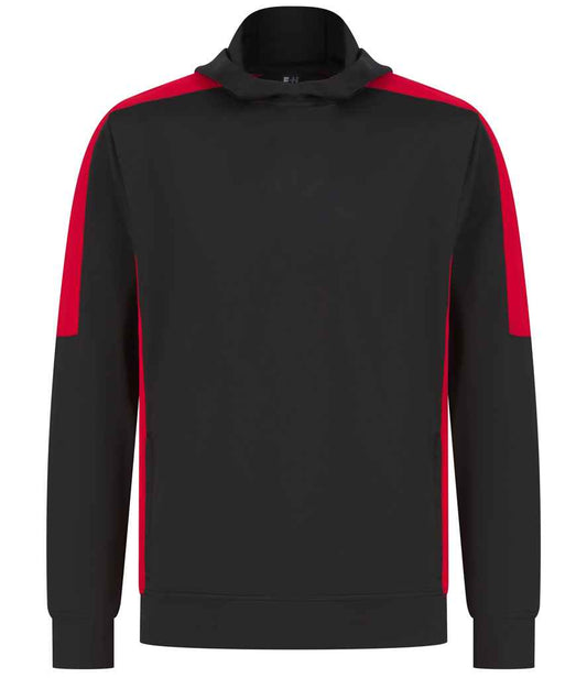 Finden + Hales Finden + Hales Unisex Team Hoodie - Black/Red (LV341)