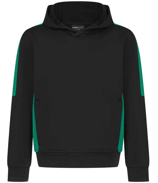 Finden + Hales Finden + Hales Kids Team Hoodie - Black/Emerald (LV342)