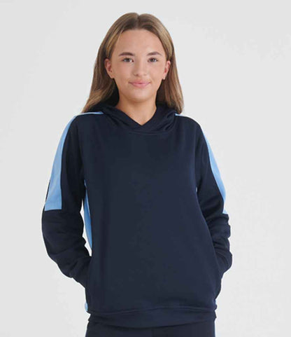 Finden + Hales Finden + Hales Kids Team Hoodie - Navy/Sky blue (LV342)