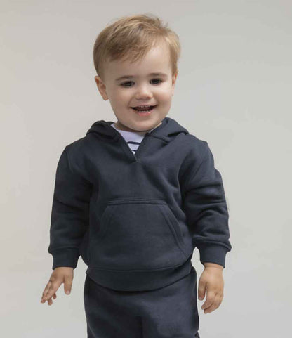 Larkwood Baby/Toddler Hooded Sweatshirt - Black (LW02T)