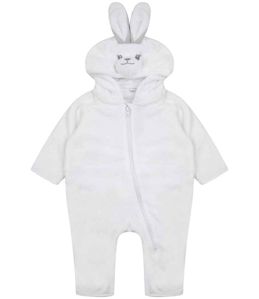 Larkwood Baby/Toddler Rabbit All In One - White (LW073T)