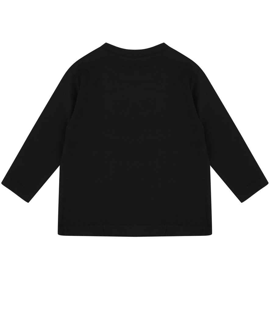Larkwood Baby/Toddler Long Sleeve T-Shirt - Black (LW21T)