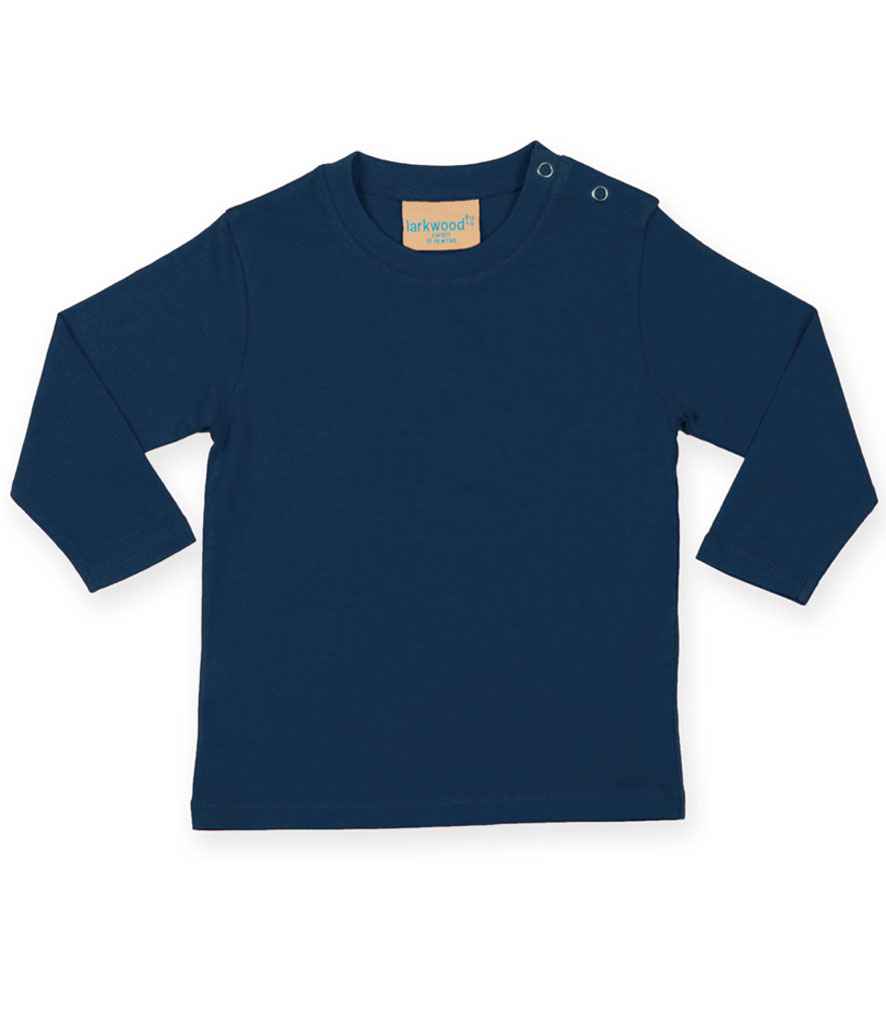 Larkwood Baby/Toddler Long Sleeve T-Shirt - Navy (LW21T)