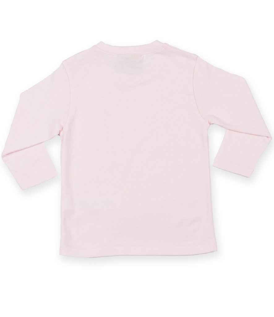 Larkwood Baby/Toddler Long Sleeve T-Shirt - Pale Pink (LW21T)