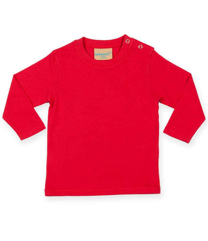 Larkwood Baby/Toddler Long Sleeve T-Shirt - Red (LW21T)