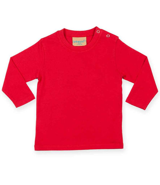 Larkwood Baby/Toddler Long Sleeve T-Shirt - Red (LW21T)
