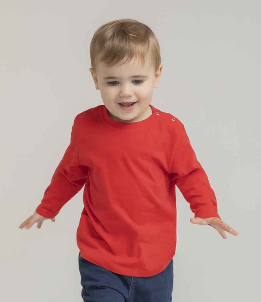 Larkwood Baby/Toddler Long Sleeve T-Shirt - Red (LW21T)