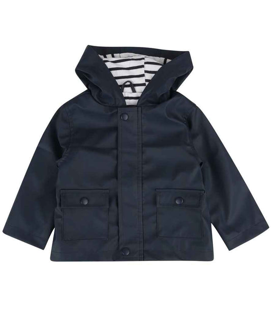 Larkwood Baby/Toddler Rain Jacket - Navy (LW35T)