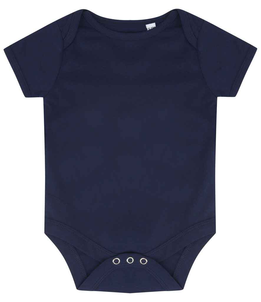 Larkwood Essential Short Sleeve Baby Bodysuit - Navy (LW500T)