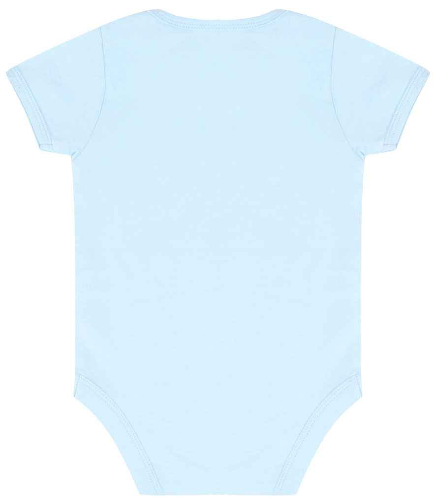 Larkwood Essential Short Sleeve Baby Bodysuit - Pale Blue (LW500T)