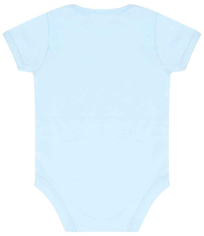 Larkwood Essential Short Sleeve Baby Bodysuit - Pale Blue (LW500T)