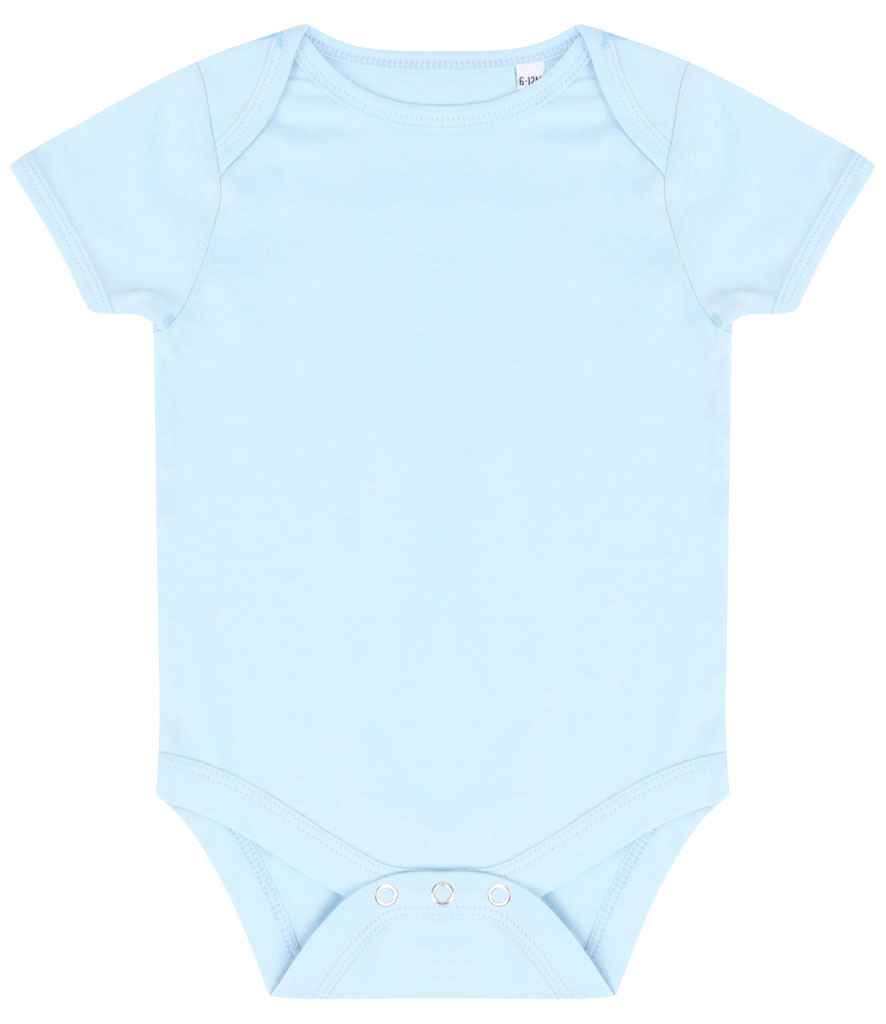 Larkwood Essential Short Sleeve Baby Bodysuit - Pale Blue (LW500T)