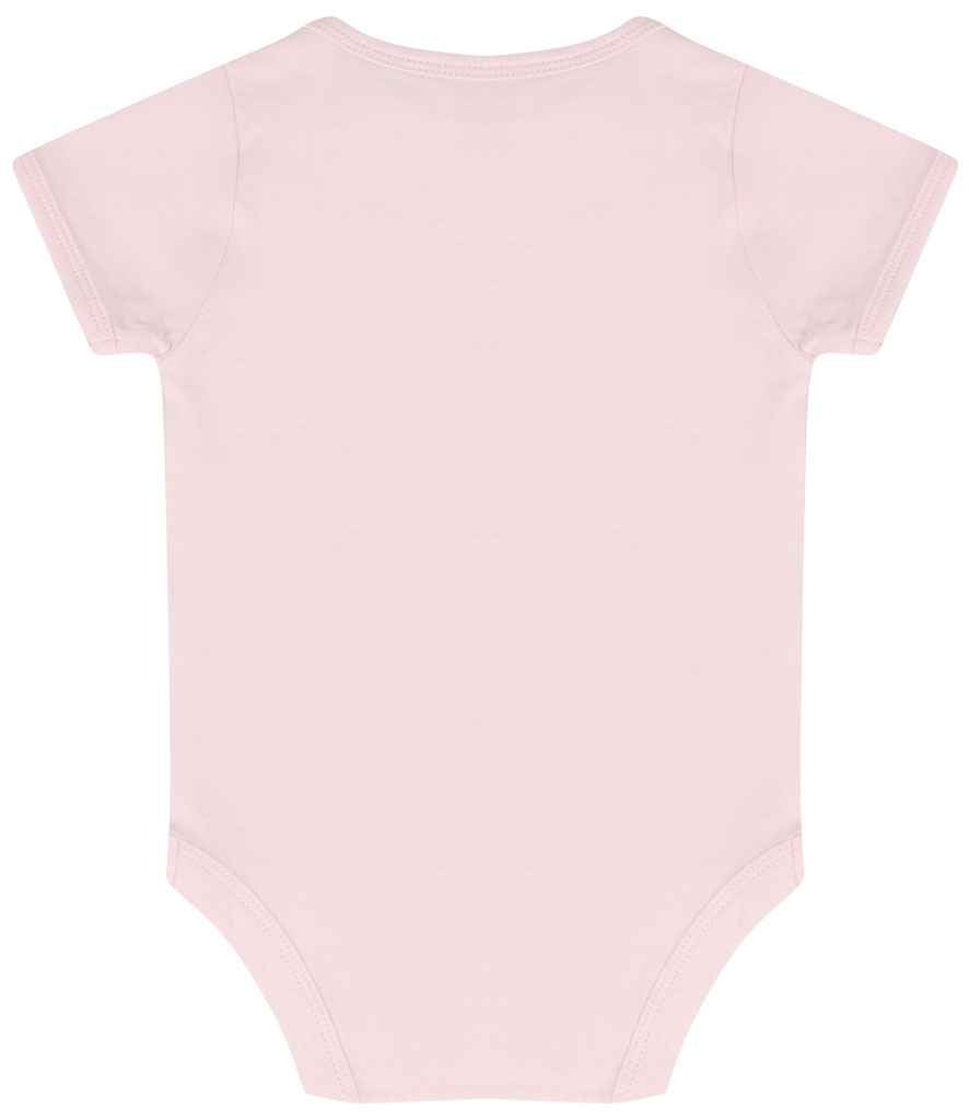 Larkwood Essential Short Sleeve Baby Bodysuit - Pale Pink (LW500T)