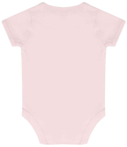 Larkwood Essential Short Sleeve Baby Bodysuit - Pale Pink (LW500T)
