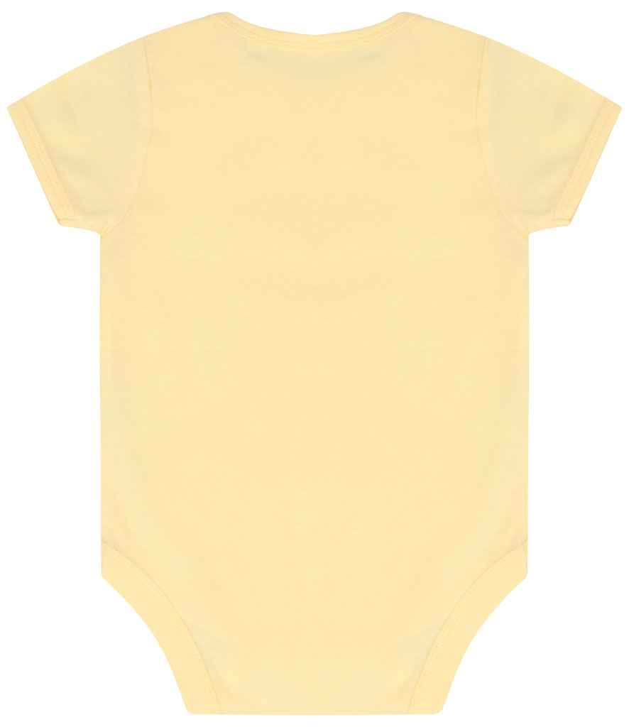 Larkwood Essential Short Sleeve Baby Bodysuit - Pale Yellow (LW500T)