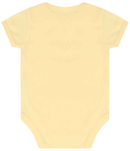 Larkwood Essential Short Sleeve Baby Bodysuit - Pale Yellow (LW500T)