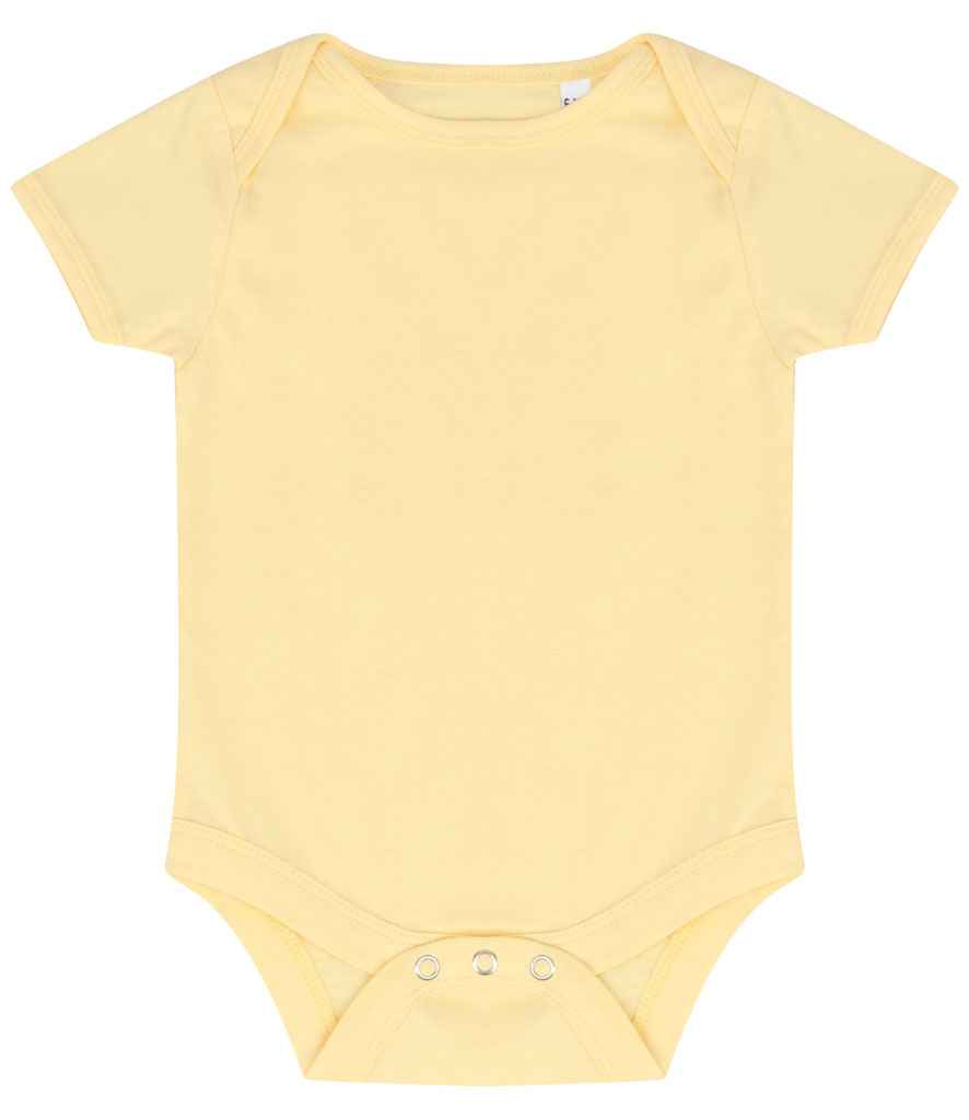 Larkwood Essential Short Sleeve Baby Bodysuit - Pale Yellow (LW500T)