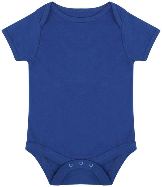 Larkwood Essential Short Sleeve Baby Bodysuit - Royal Blue (LW500T)