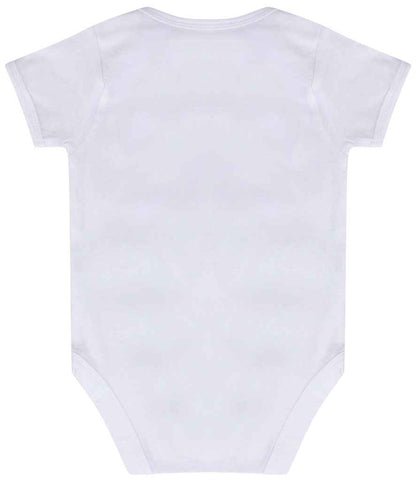 Larkwood Essential Short Sleeve Baby Bodysuit - White (LW500T)