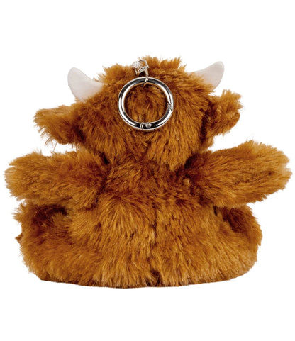 Mumbles Key Ring - Brown Highland Cow (MM23)