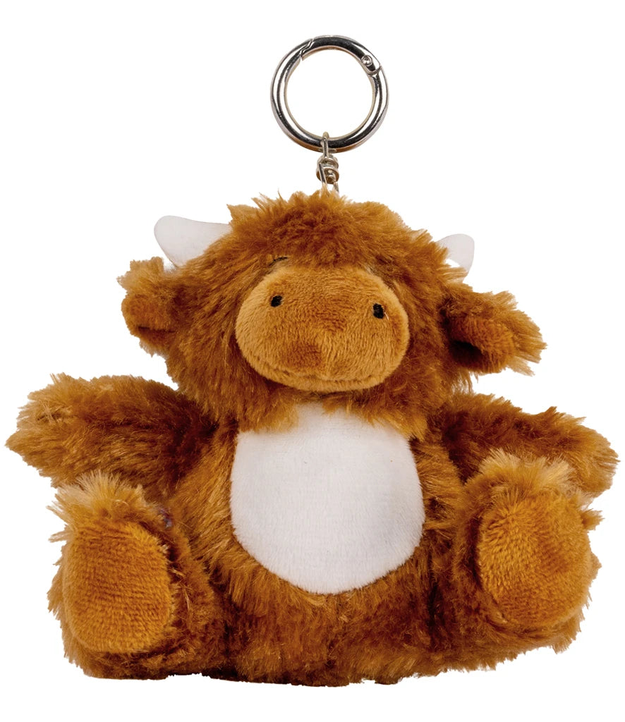 Mumbles Key Ring - Brown Highland Cow (MM23)