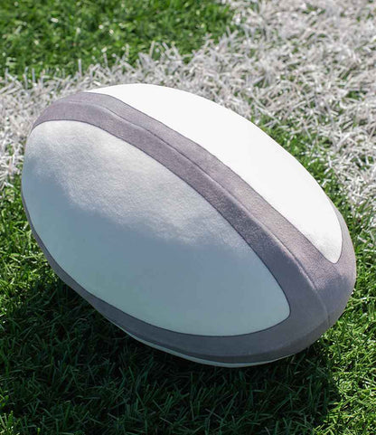 Mumbles Zippie Rugby Ball - White/Grey (MM584)