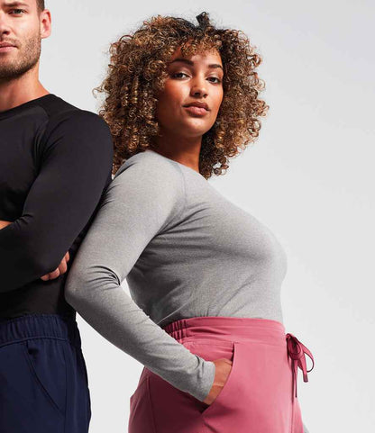 Onna by Premier Onna by Premier Ladies Unstoppable Fresh Underscrub Base Layer - Heather Grey (NN370)