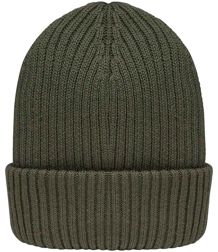 Native Spirit Native Spirit Wide Cuffed Beanie - Khaki (NS014)