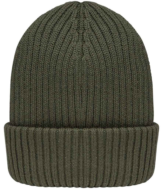 Native Spirit Native Spirit Wide Cuffed Beanie - Khaki (NS014)