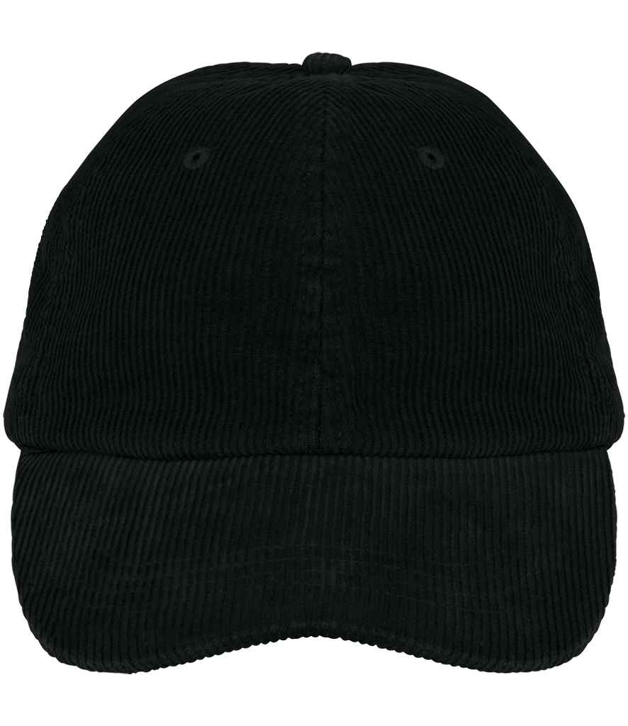 Native Spirit Native Spirit Corduroy 6 Panel Cap - Black (NS016)