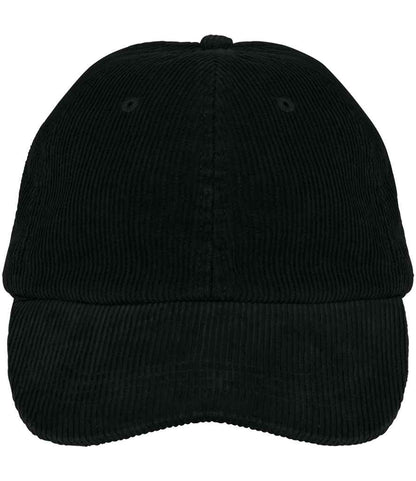 Native Spirit Native Spirit Corduroy 6 Panel Cap - Black (NS016)