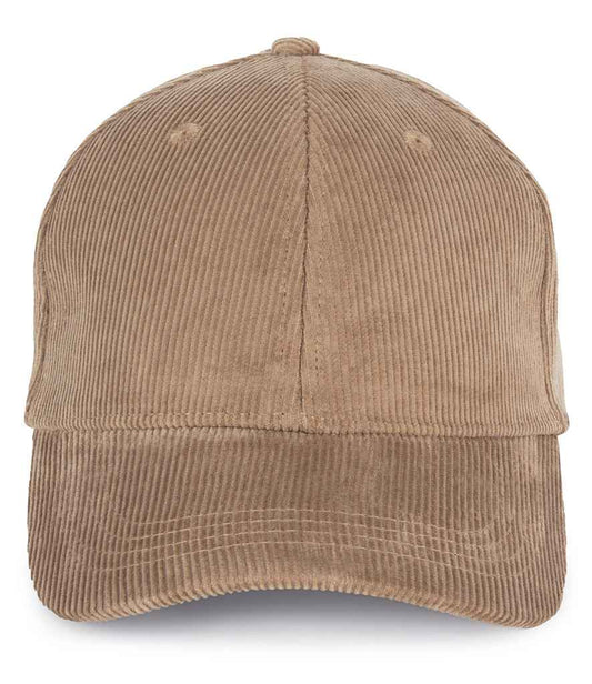 Native Spirit Native Spirit Corduroy 6 Panel Cap - Dark Camel (NS016)