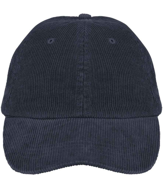 Native Spirit Native Spirit Corduroy 6 Panel Cap - Navy (NS016)