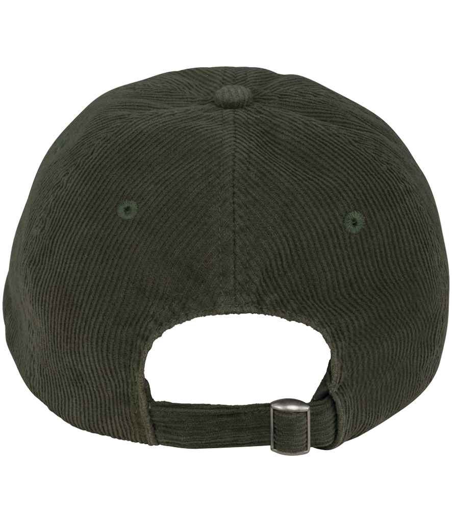 Native Spirit Native Spirit Corduroy 6 Panel Cap - Organic Khaki (NS016)