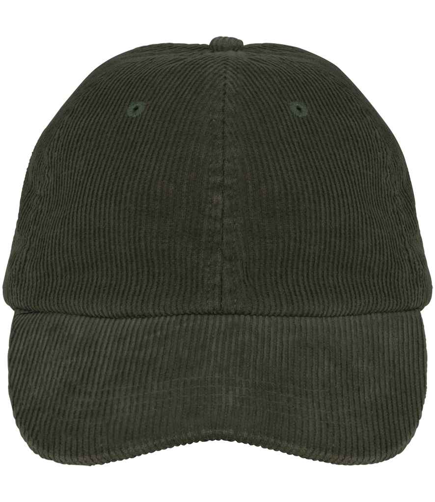 Native Spirit Native Spirit Corduroy 6 Panel Cap - Organic Khaki (NS016)