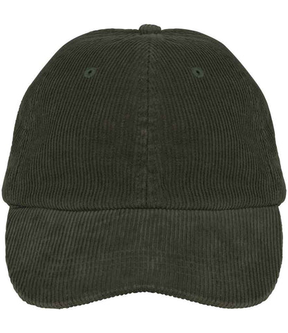 Native Spirit Native Spirit Corduroy 6 Panel Cap - Organic Khaki (NS016)