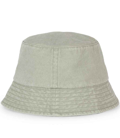 Native Spirit Native Spirit Faded Bucket Hat - Washed Almond Green (NS020)