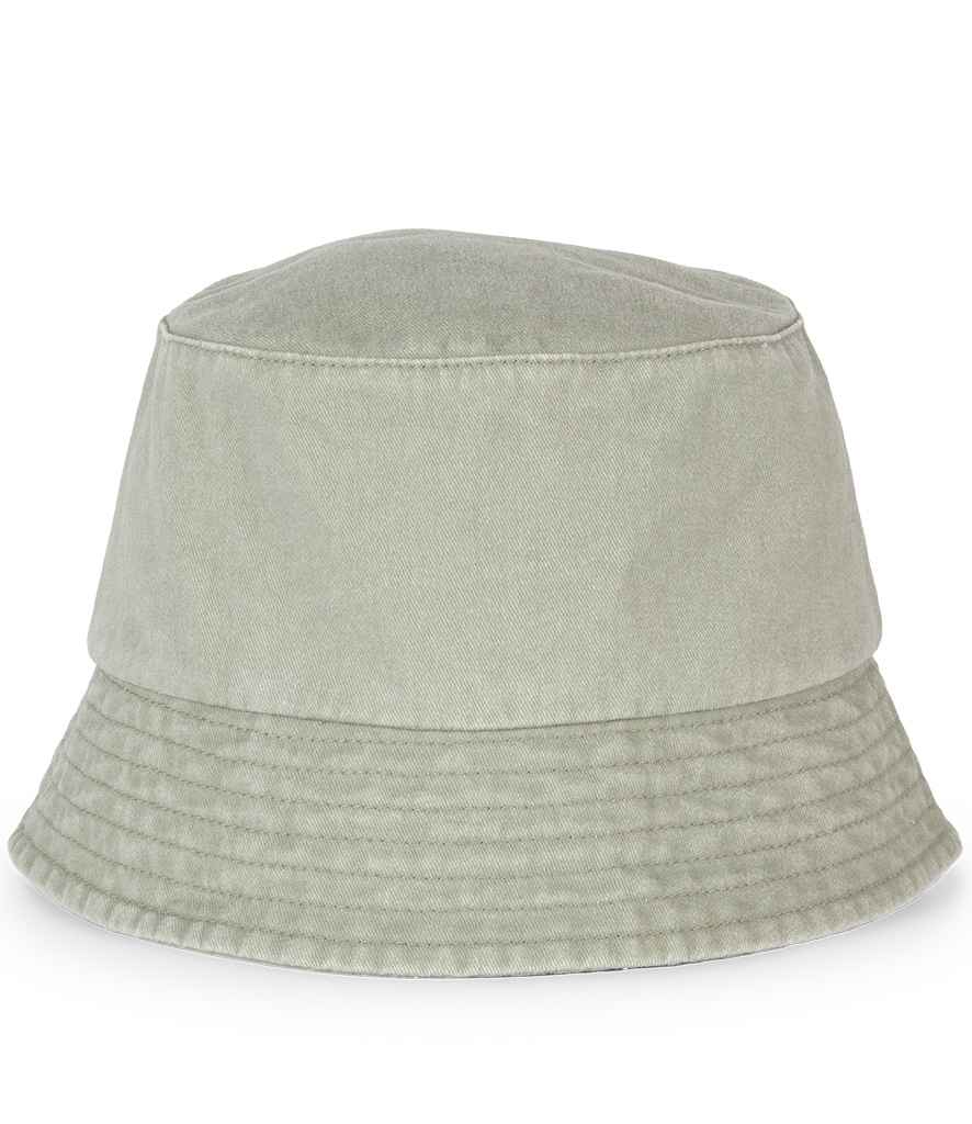 Native Spirit Native Spirit Faded Bucket Hat - Washed Almond Green (NS020)