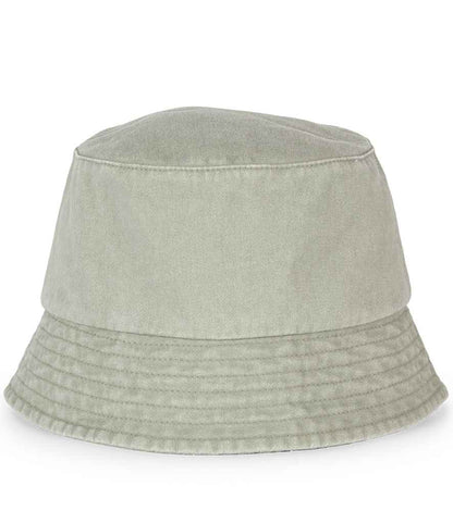 Native Spirit Native Spirit Faded Bucket Hat - Washed Almond Green (NS020)