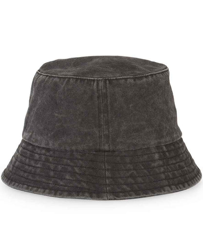 Native Spirit Native Spirit Faded Bucket Hat - Washed Black (NS020)