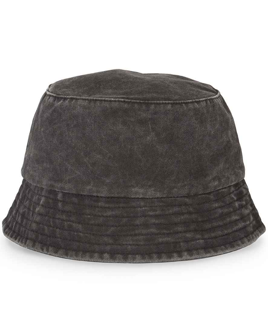 Native Spirit Native Spirit Faded Bucket Hat - Washed Black (NS020)