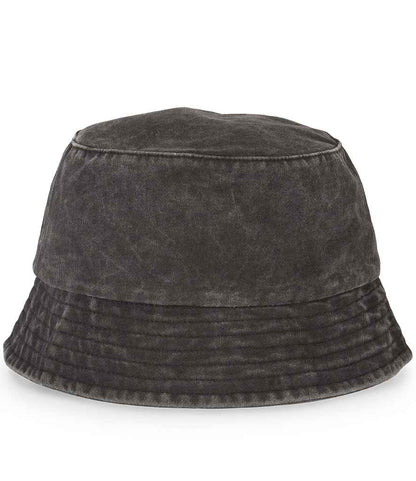 Native Spirit Native Spirit Faded Bucket Hat - Washed Black (NS020)