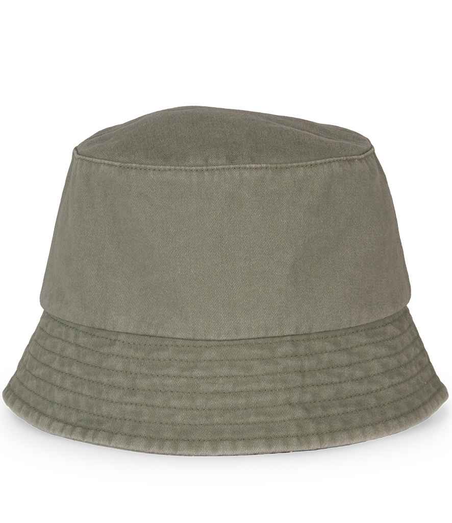 Native Spirit Native Spirit Faded Bucket Hat - Washed Organic Khaki (NS020)