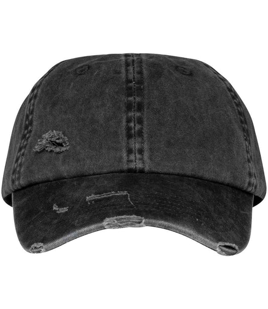 Native Spirit Native Spirit Washed Destroy Cap - Washed Black (NS026)