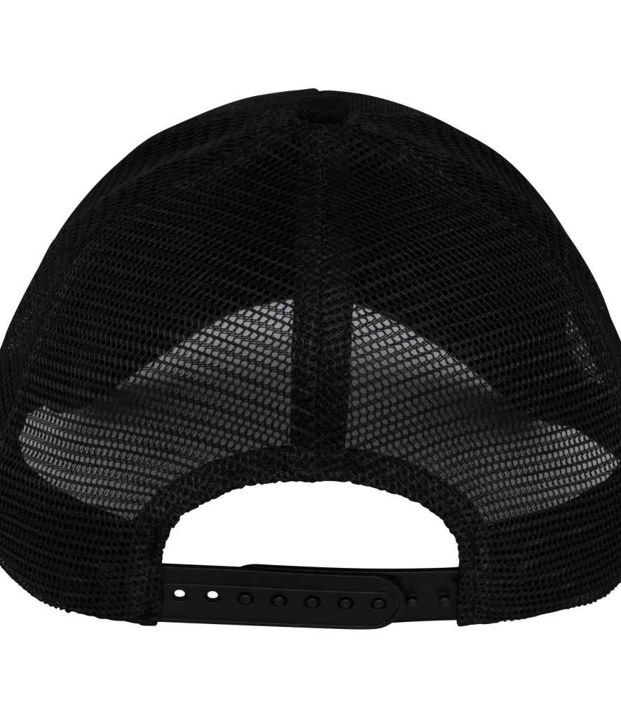 Native Spirit Native Spirit 5 Panel Trucker Cap - Black (NS035)